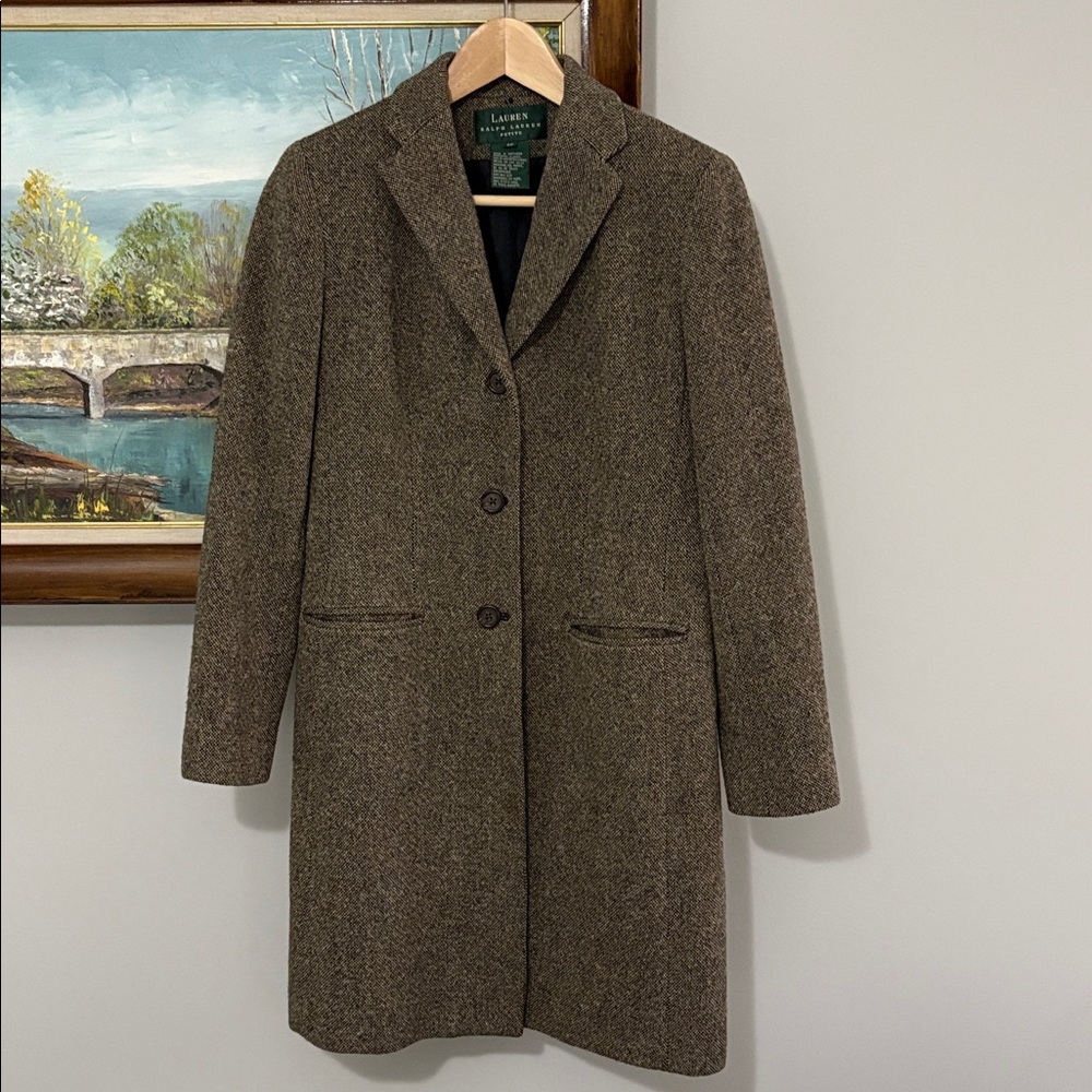 Vintage Ralph Lauren Women's 100% Lambswool Coat